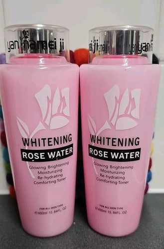 WHITENING ROSEWATER HYDRATING TONER 450ml✅️