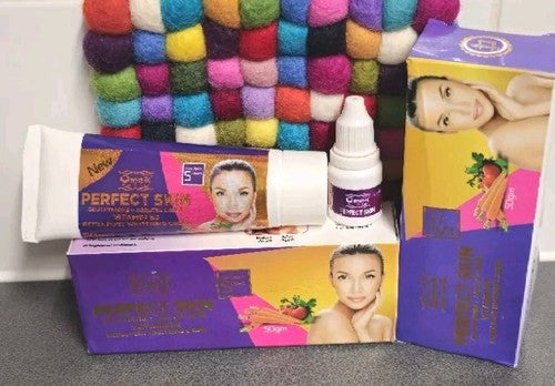 OMEK PERFECT SKIN WHITENING TUBE CREAM + SERUM (2in1)