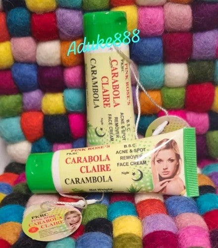 2PCS CARAMBOLA FACE CREAM (1 DAY CREAM & 1 NIGHT CREAM) PINK ROSE'S