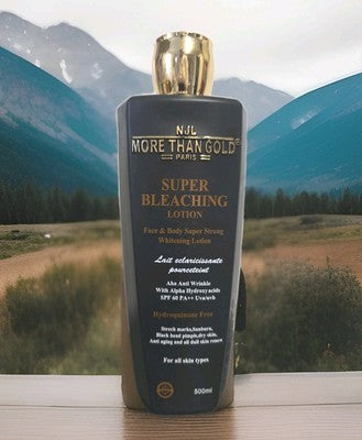 NJL MORE THAN GOLD SUPER BLEACHING BODY LOTION (BLACK) 500ml
