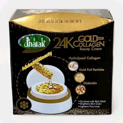 JHALAHK 24k GOLD FACE CREAM COLLAGEN ANTI-ACNE WHITENING✅️