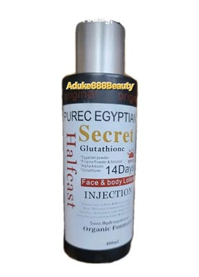 ORIGINAL PUREC EGYPTIAN SECRET HALCAST INJECTION WHITENING LOTION 400ml SPF60✅️