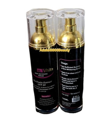 MOON WHITE SKIN WHITENING SERUM MIXED FRUITS EXTRACTS 100ml SPF60 ✅️