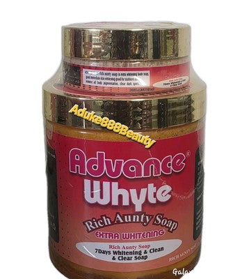 ADVANCE WHYTE RICH AUNTY SOAP 2in1 FACE & BODY EXTRA WHITENING MOLATO 500g✅️
