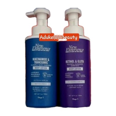 NEW EXPERIENCE STAGE3 RETINOL & GLUTA BODY LOTION 500ml SPF50