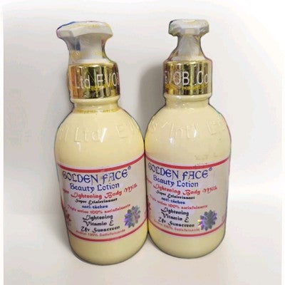 EVOB GOLDEN FACE SUPER LIGHTENING BODY MILK 250ml✅️