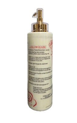 GLOW WITH EASE FAIRNESS WHITENING MILK GLUTATHIONE KOJIC MILK PAPAYA 600ml