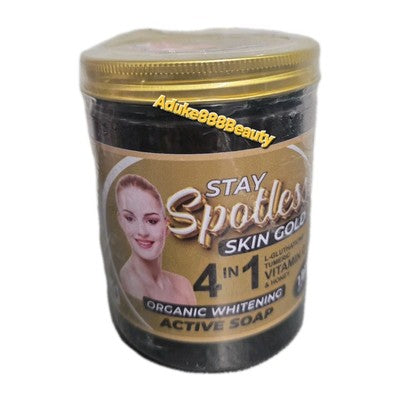 STAY SPOTLESS SKIN GOLD SOAP & OIL 2in1 ORGANIC WHITENING 7DAYS GLOW 500g✅️
