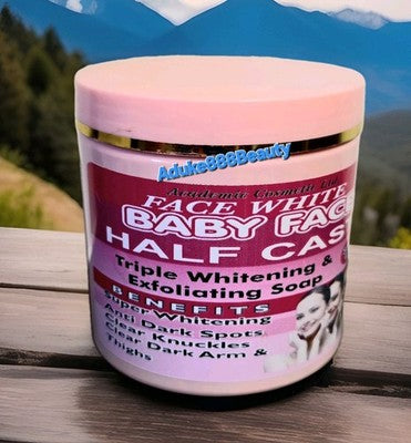 BABYFACE HALFCAZT TRIPLE WHITENING EXFOLIATING SOAP 500g✅️