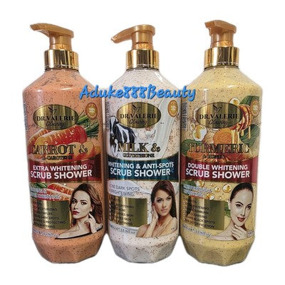DR VALERIE TUMERIC & HONEY DOUBLE WHITENING SCRUB SHOWER 1000ml✅️