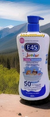 E45 JUNIOR TEEN MOISTURIZING GLOWING BODY LOTION 400ml SPF50✅️