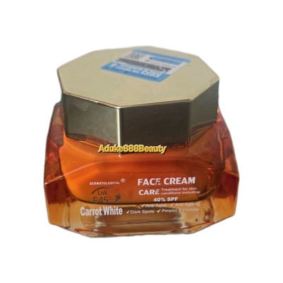 LOK E45 CARROT WHITE FACE CREAM 50ml SPF40✅️