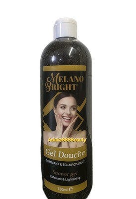 MELANO BRIGHT GEL DOUCHE EXFOLIANT & LIGHTENING SHOWER GEL ECLAIRCISSANTE 760ml✅
