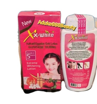 XX-WHITE HALFCAZT EGYPTIAN EXTREME WHITENING BODY LOTION 500ml✅️