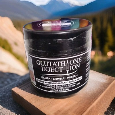 GLUTATHIONE INJECTION GLUTA TERMINAL WHITENING MOLATO SOAP 500g✅️