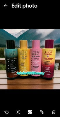 MEGA GLOW EGYPTIAN TIK TOK GOLD 24K WHITENING LOTION OMEGA 3 SPF30 400ml