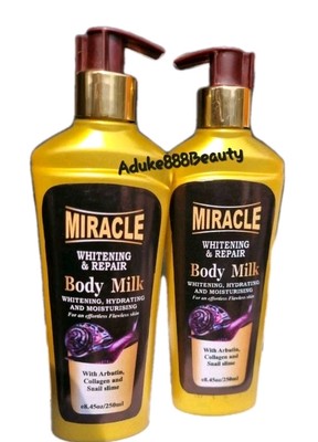 MIRACLE WHITENING AND REPAIR BODY MILK 250ml✅️