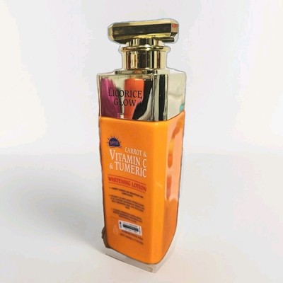 LICORICE GLOW VITAMIN C TUMERIC CARROT WHITENING LOTION 500ml SPF50