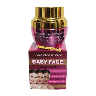 BABYFACE SUPER EXCLUSIVE FACE CREAM CLEAR FACE TO FACE 30g SPF15✅️