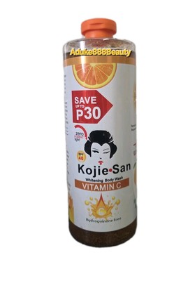 KOJIE SAN VITAMIN C WHITENING BODY WASH HYALURONIC ACID NEEM LEAF 1000ml SPF40✅️