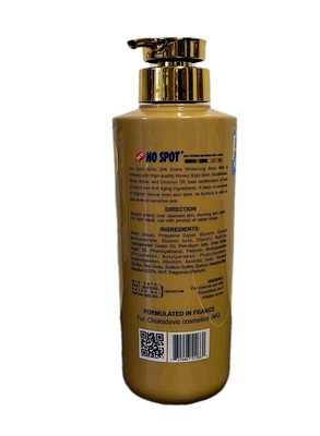 ORIGINAL NO SPOT GOLD 24K EXTRA WHITENING LOTION 500ml SPF50✅️