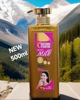 K WHITENING HYDRATING BODY MILK WHITENING LOTION SPF25 500ml✅️