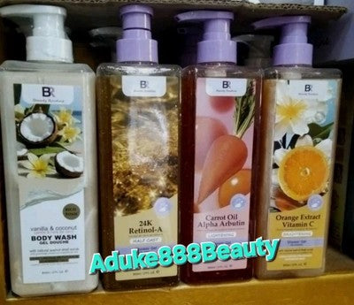 BR BEAUTY ROUTINE HALFCASTE 24k RETINOL-A SHOWER GEL
