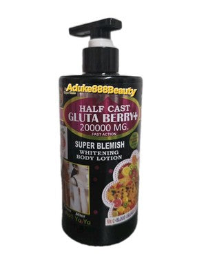 GLUTA BERRY HALFCAZT SUPER BLEMISH 200000MG WHITENING LOTION 520ml✅️