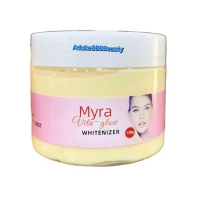 ORIGINAL MYRA VITA GLOW WHITENIZER FACE CREAM (LUXURY IN A JAR) 120g✅️