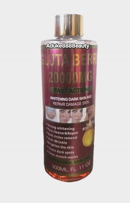 GLUTA BERRY 20000MG BODY CORRECTION OIL FAST ACTION 300ml SPF45✅️