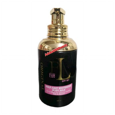 ORIGINAL FAIR LADY HALFCAZT WHITENING BODY MILK 400ml SPF50✅️