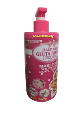 GLUTA BERRY HALFCAZT MAXITONE WHITENING LOTION GLUTATHIONE COLLAGEN 520ml✅️