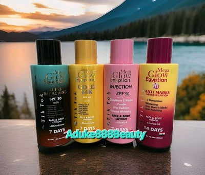 MEGA GLOW EGYPTIAN 3D TIK TOK ANTI-MARKS LOTION ARBUTIN & NEROLI 400ml SPF30