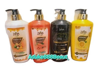 ZARWA GOLD LEMON LOTION 10x FAST WHITENING 400ml✅️