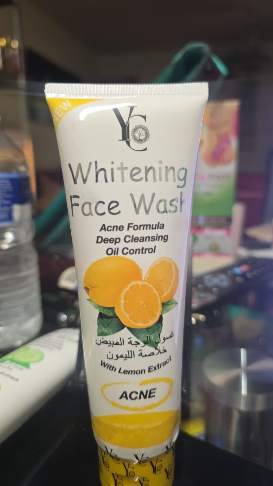 YC WHITENING FACE WASH WITH NATURAL EXTRACTS 100ml✅️