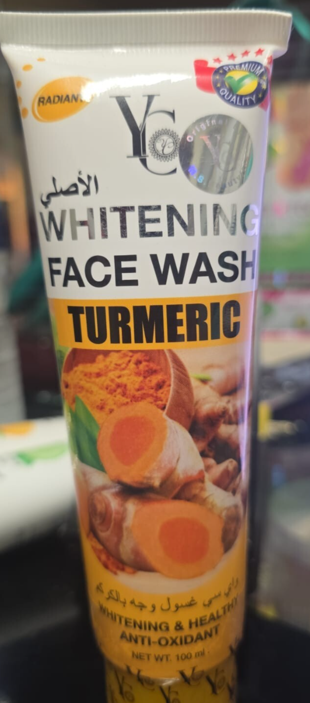 YC WHITENING FACE WASH WITH NATURAL EXTRACTS 100ml✅️