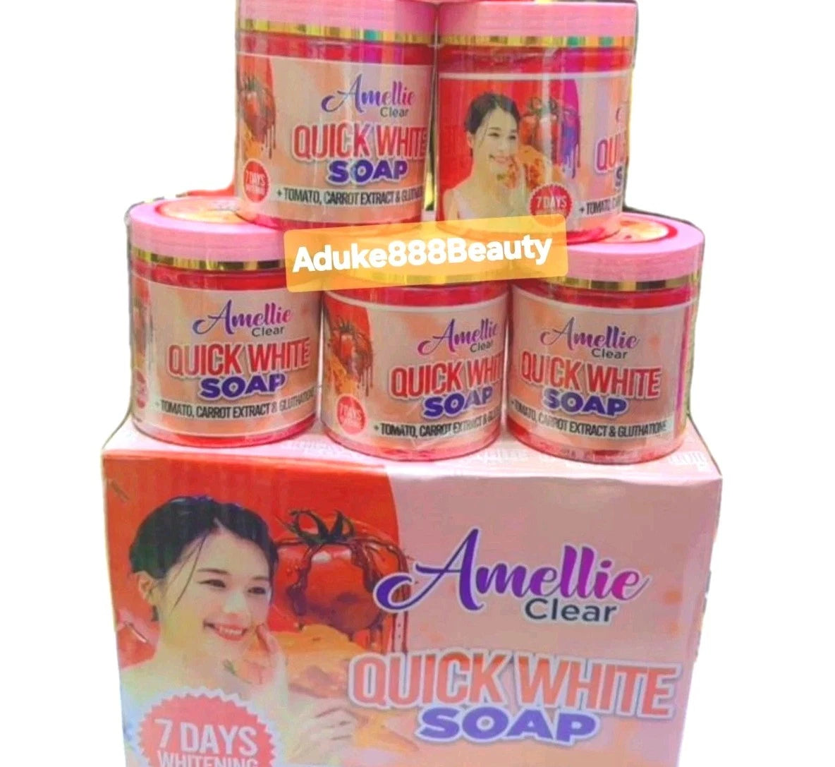 AMELLIE CLEAR QUICK WHITE SOAP 7DAYS WHITENING 500g