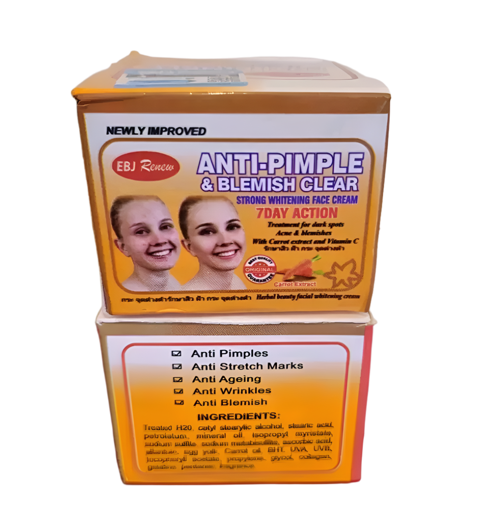 ANTI PIMPLE STRONG WHITENING FACE CREAM