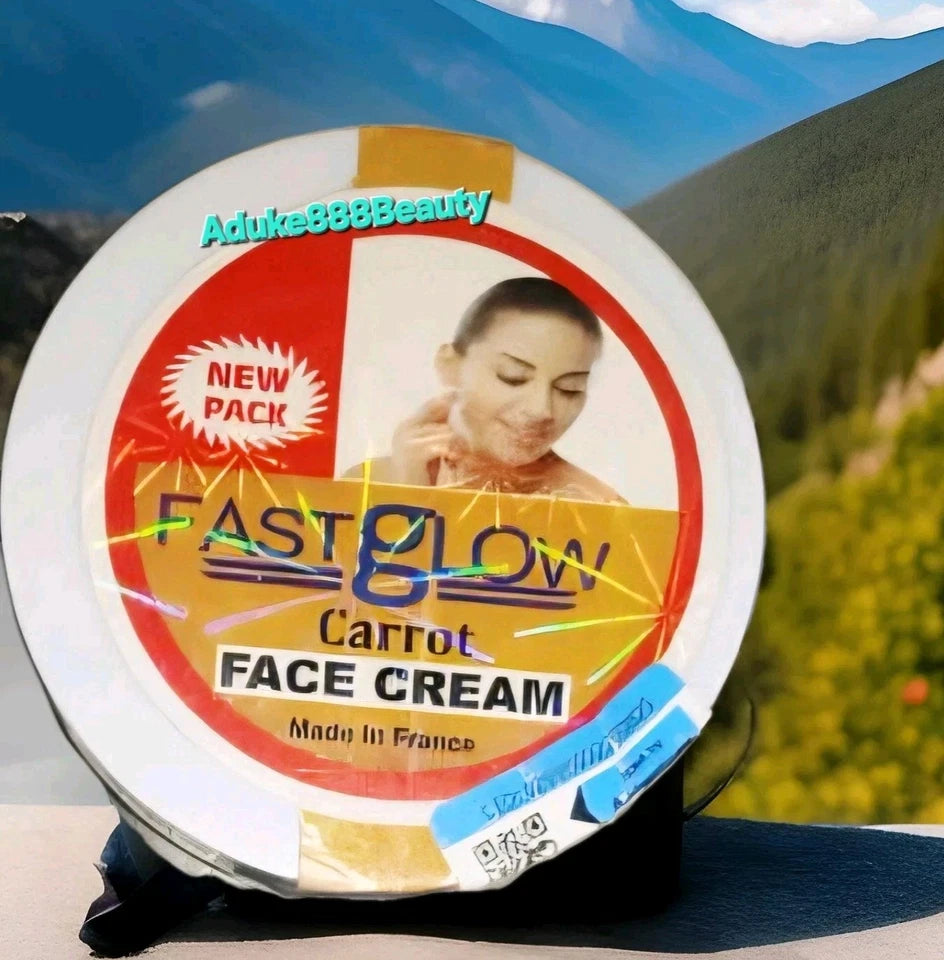 FAST GLOW HALFCASTE WHITENING FACE CREAM CARROT