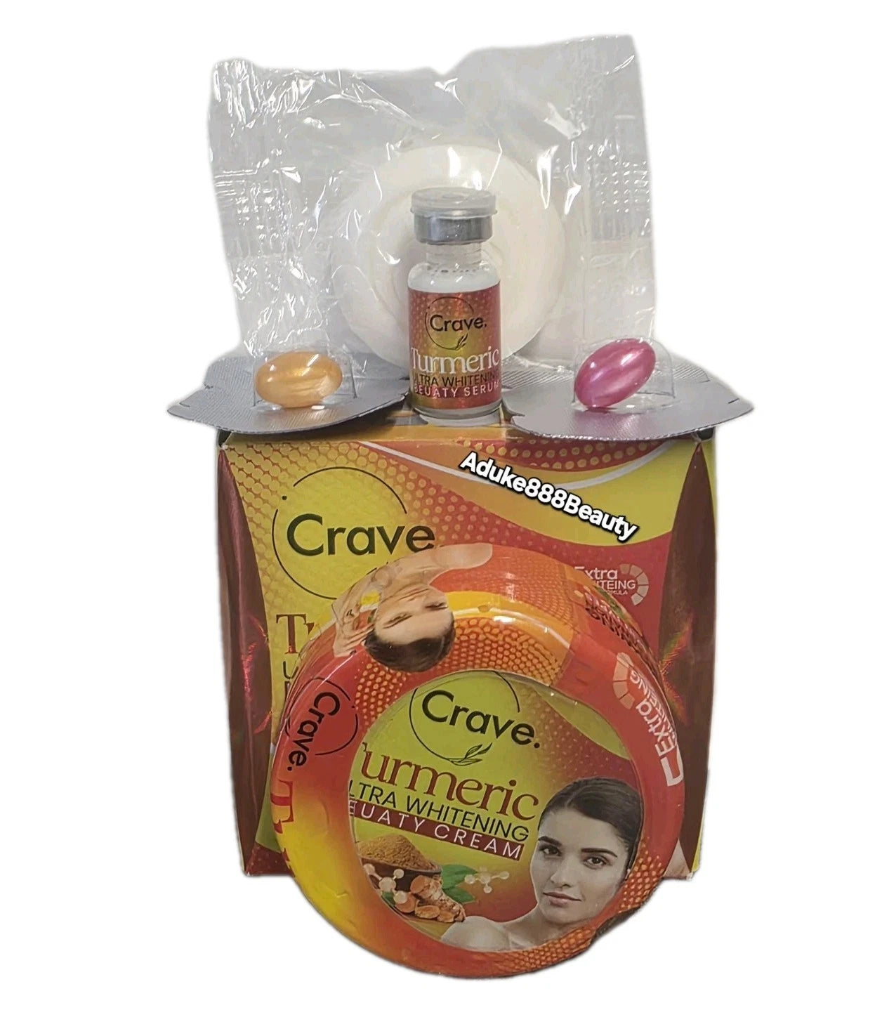 CRAVE TUMERIC ULTRA WHITENING CREAM 5in1 INTENSE GLOWING