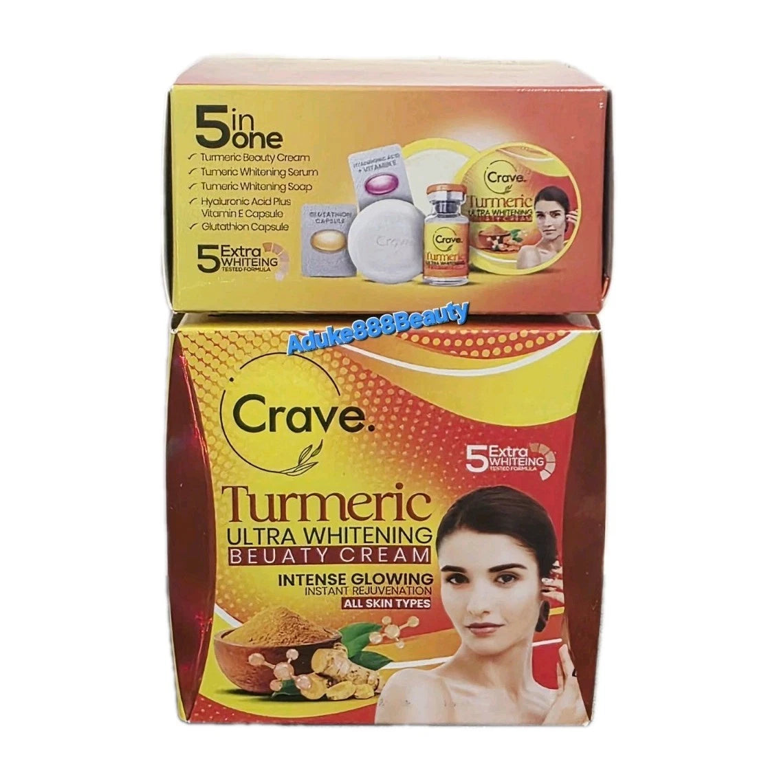 CRAVE TUMERIC ULTRA WHITENING CREAM 5in1 INTENSE GLOWING