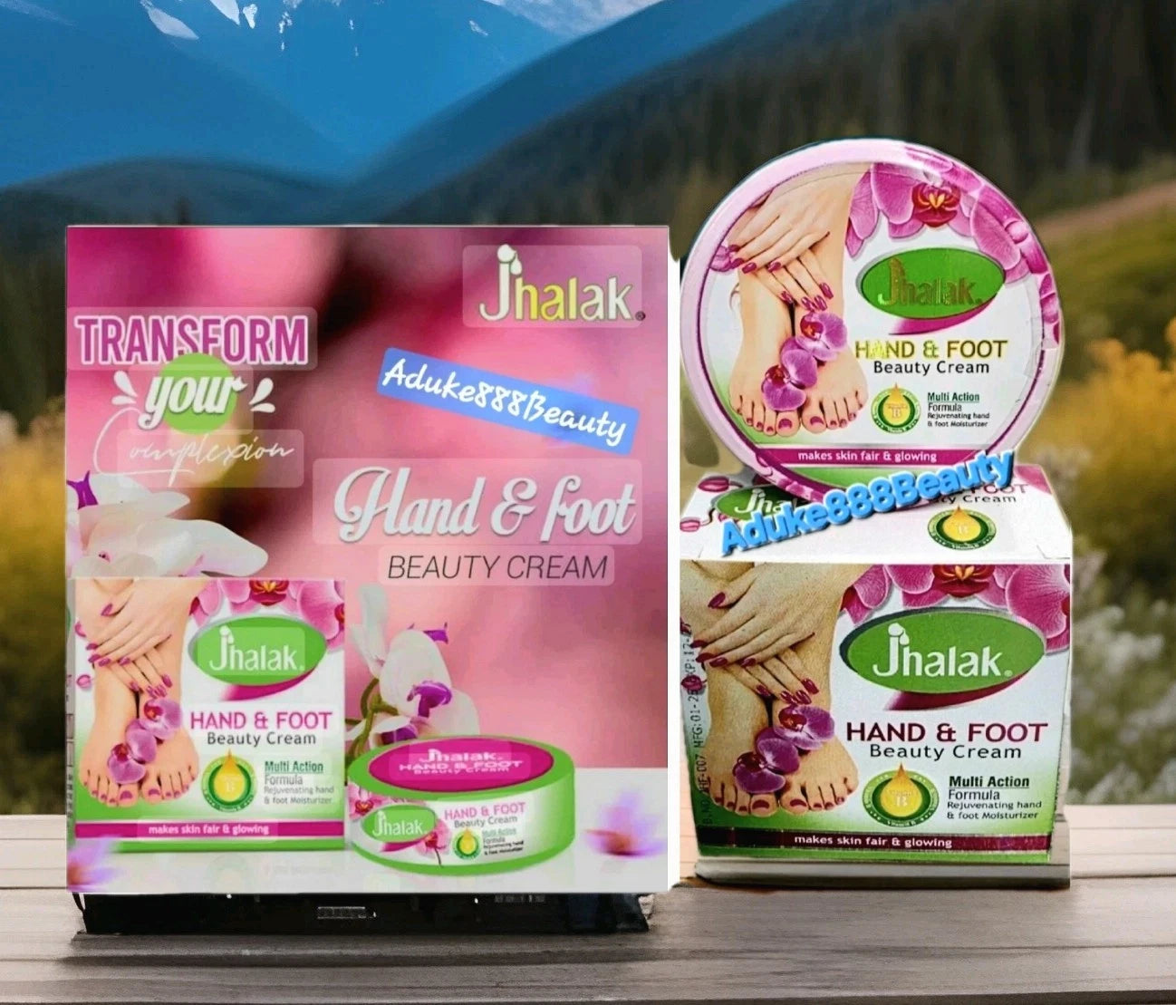 HAND AND FOOT WHITENING CREAM