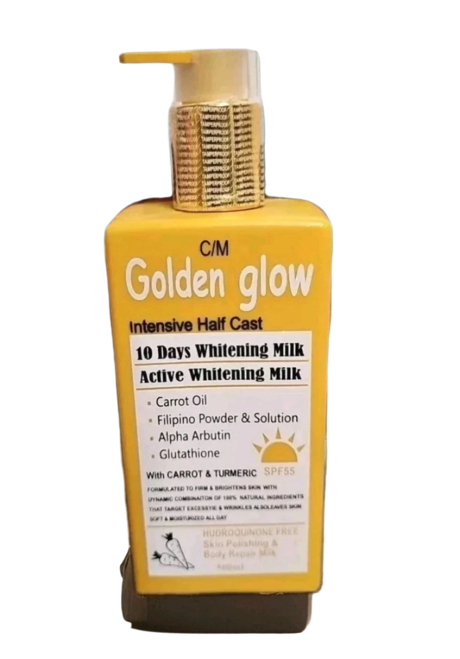 GOLDEN GLOW LOTION WHITENING MILK INTENSIVE LOTION 500ml