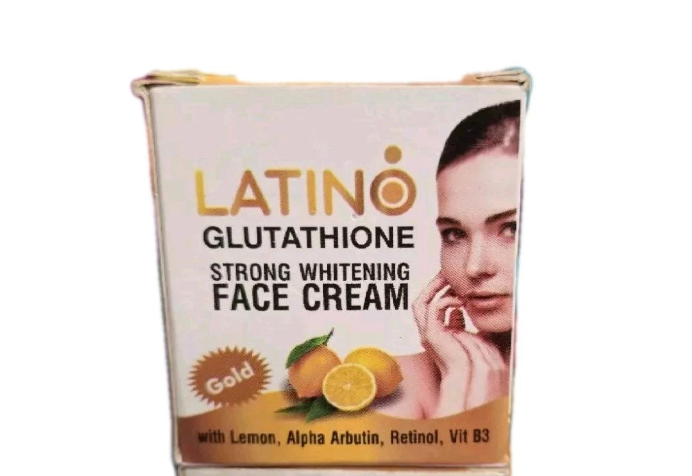 LATINO GLUTATHIONE STRONG WHITENING FACE CREAM GOLD