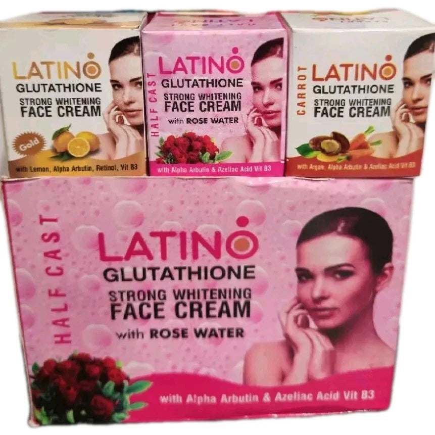 LATINO GLUTATHIONE STRONG WHITENING FACE CREAM GOLD