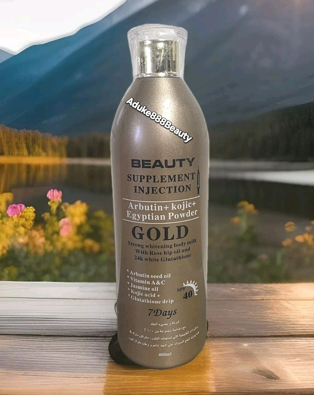BEAUTY SUPPLEMENT INJECTION BODY MILK GOLD 400ml