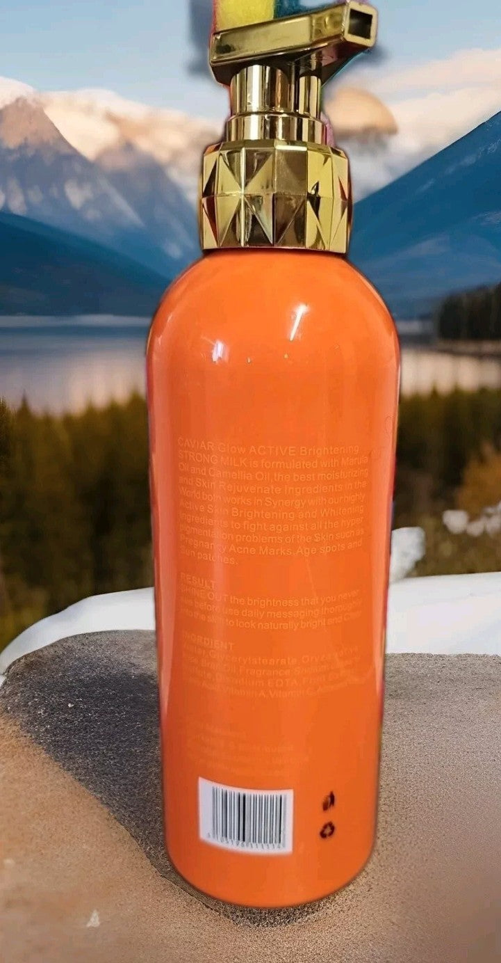 AUMC CAVIAR GLOW HONEY & CARROT WHITENING MILK LOTION 500ml