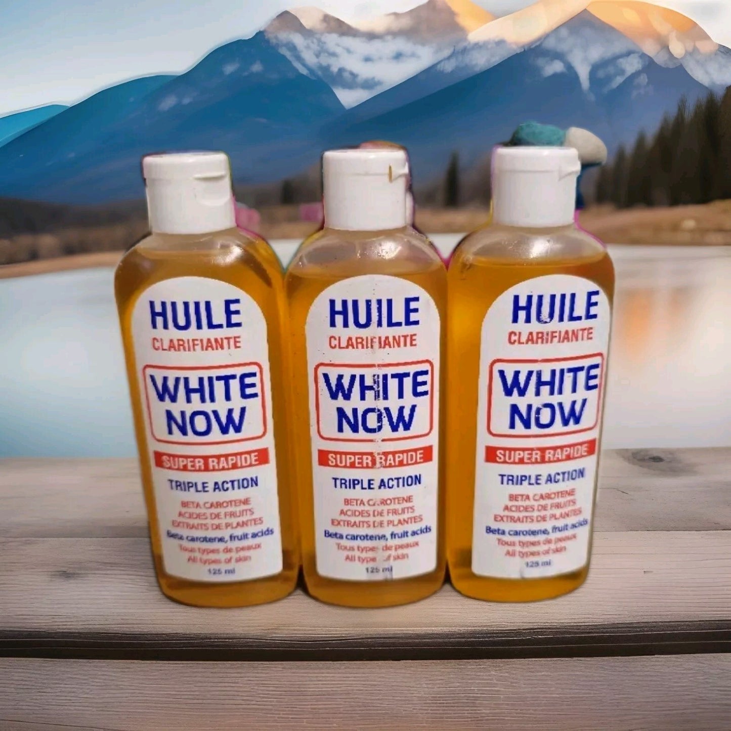 WHITE NOW OIL SUPER RAPID TRIPLE ACTION WHITENING 125ml ✅️