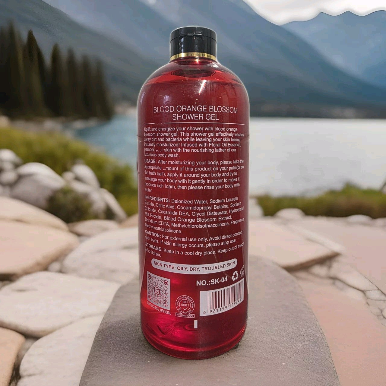 SK DUCHESS GLOW BLOOD ORANGE BLOSSOM SHOWER GEL SPF30