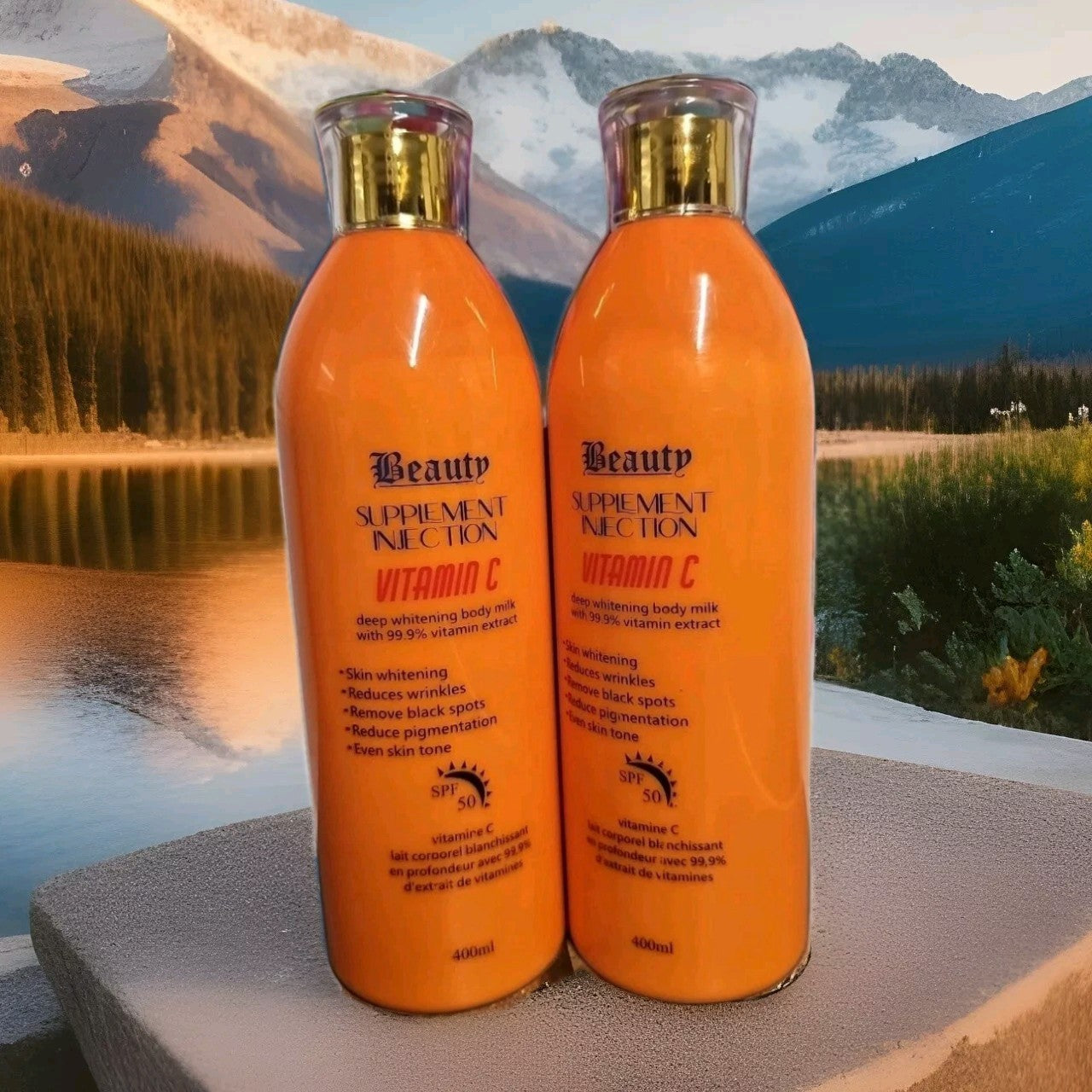 BEAUTY SUPPLEMENT INJECTION BODY MILK VITAMIN C 400ml